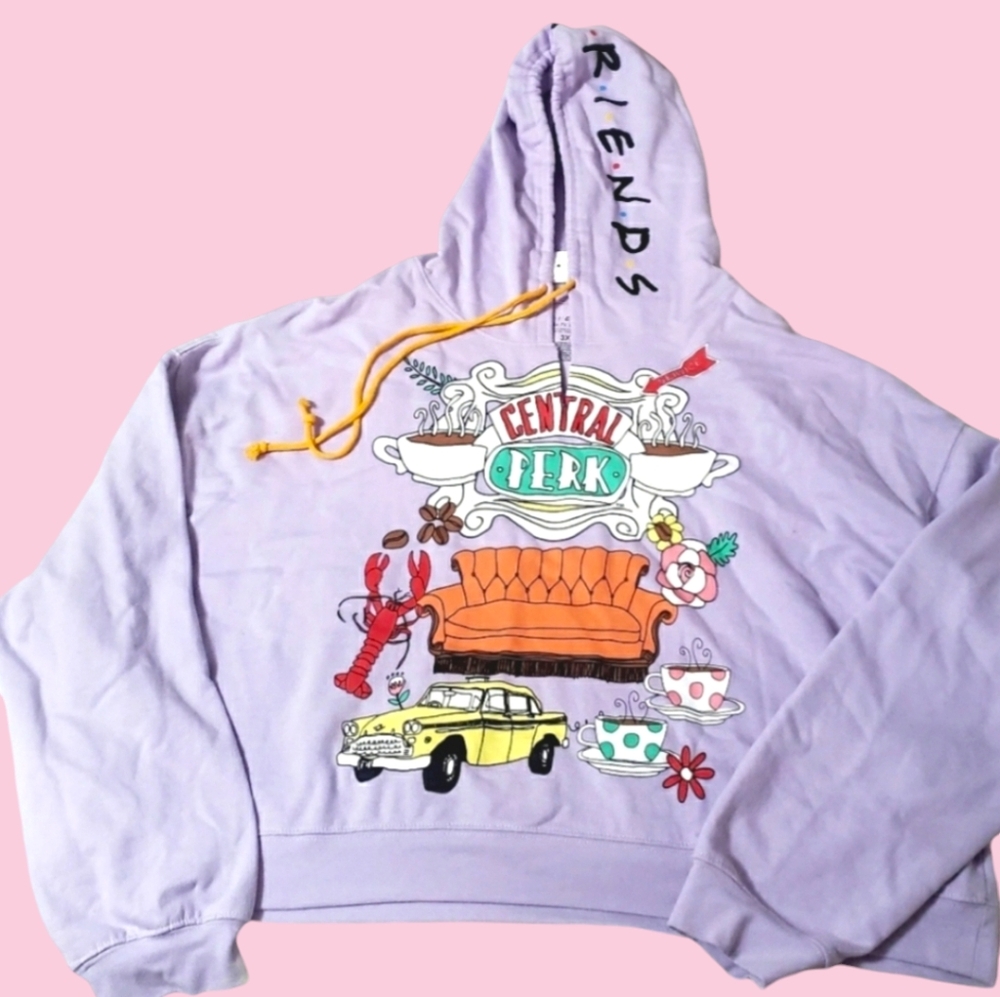 Friends Cropped Hoodie